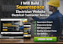 build squarespace electrician website electrical contractor service website